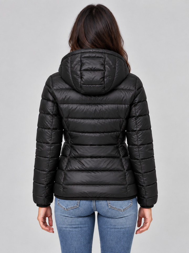 Chaqueta Acolchada Ligera con Capucha
