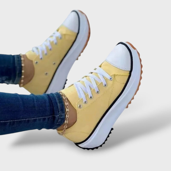 Zapatillas Ortopédicas Chunky Neón Suela Plataforma