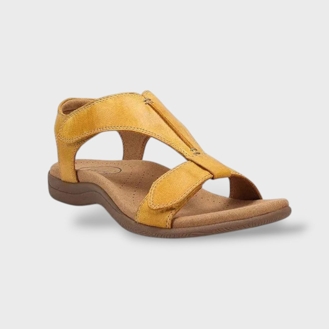Sandalias ortopédicas piel vegana mujer