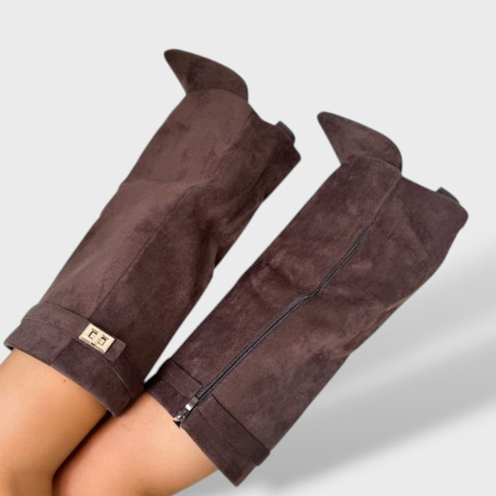 Cristela™ | Botas cowboy mujer altura rodilla
