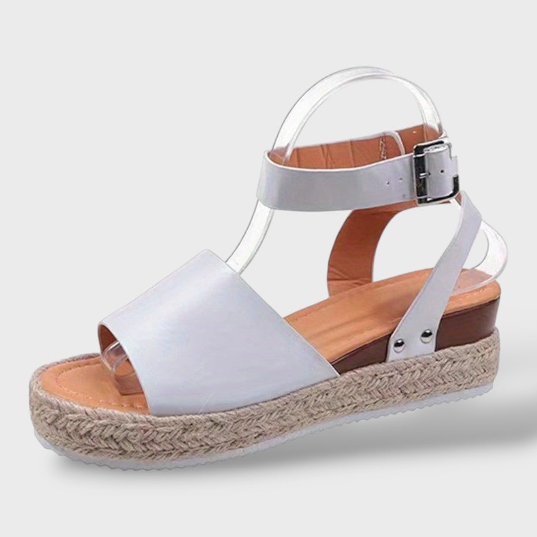 Sandalias Plataforma Mujer con Correa