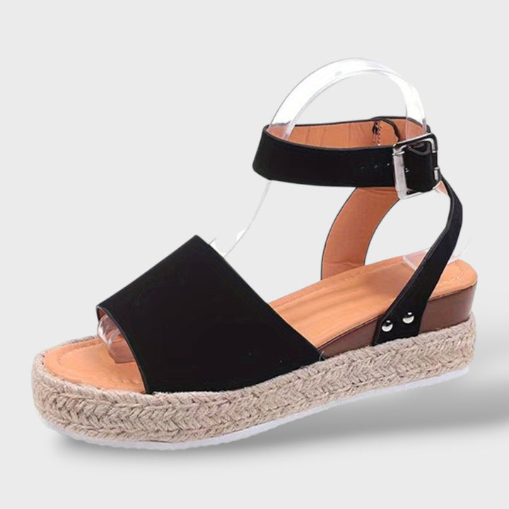Sandalias Plataforma Mujer con Correa
