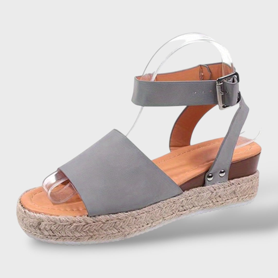 Sandalias Plataforma Mujer con Correa