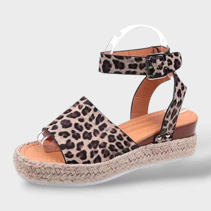 Sandalias Plataforma Mujer con Correa