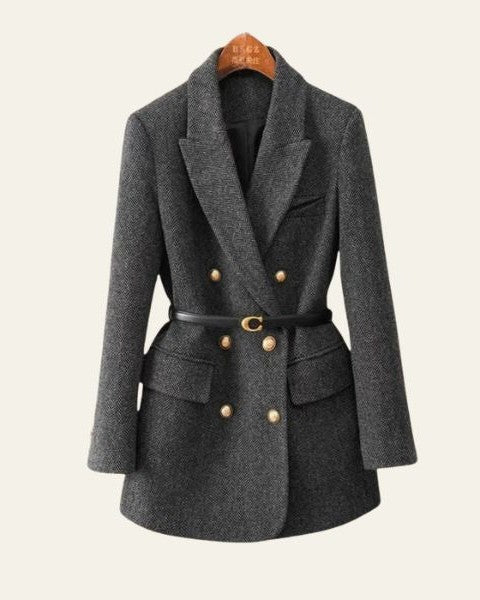 Blazer de Tweed Corte Sastre