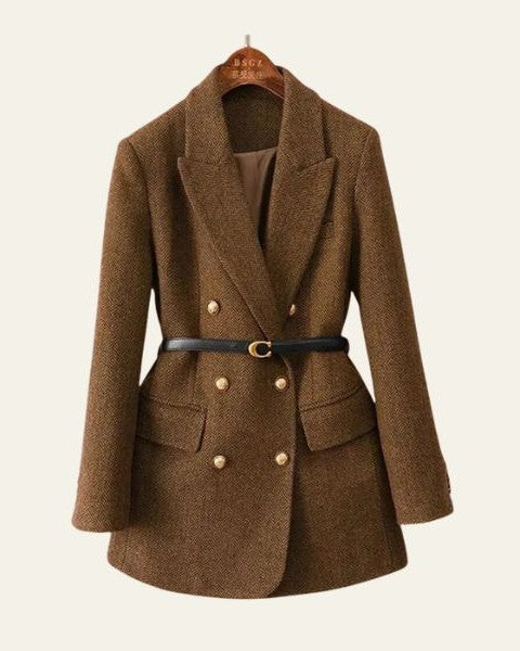 Blazer de Tweed Corte Sastre