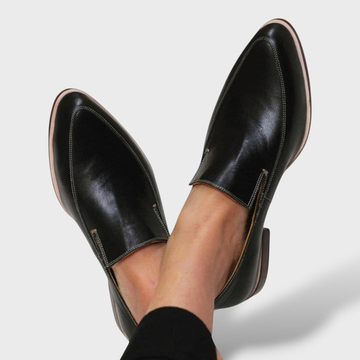Mocasines Ortopédicos Negros Mujer