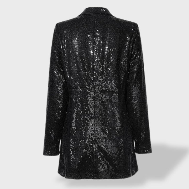Lucía™ | Blazer de lentejuelas para mujer con frente abierta