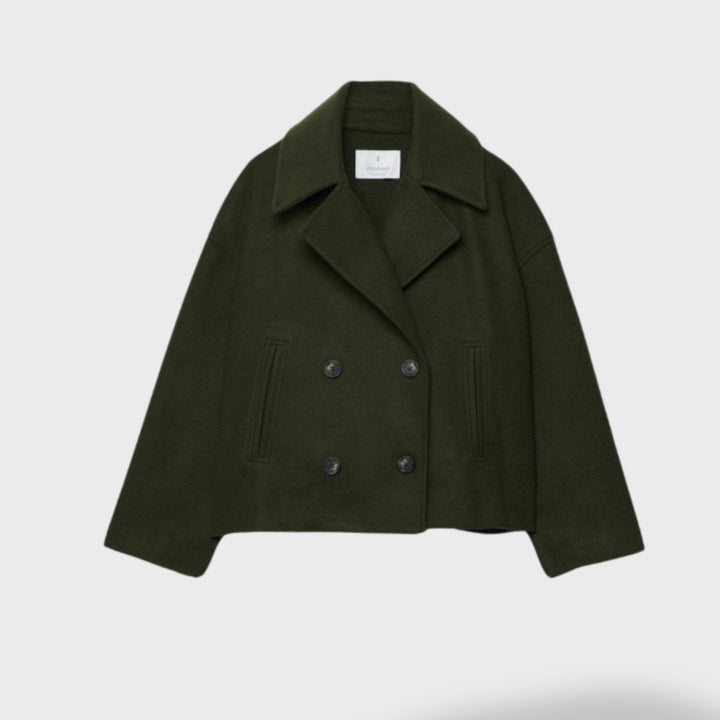Lucía™ | Chaqueta Corta Cruzada Elegante Prenda Exterior