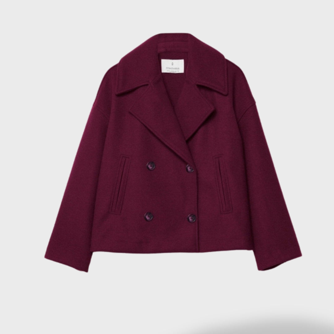 Lucía™ | Chaqueta Corta Cruzada Elegante Prenda Exterior