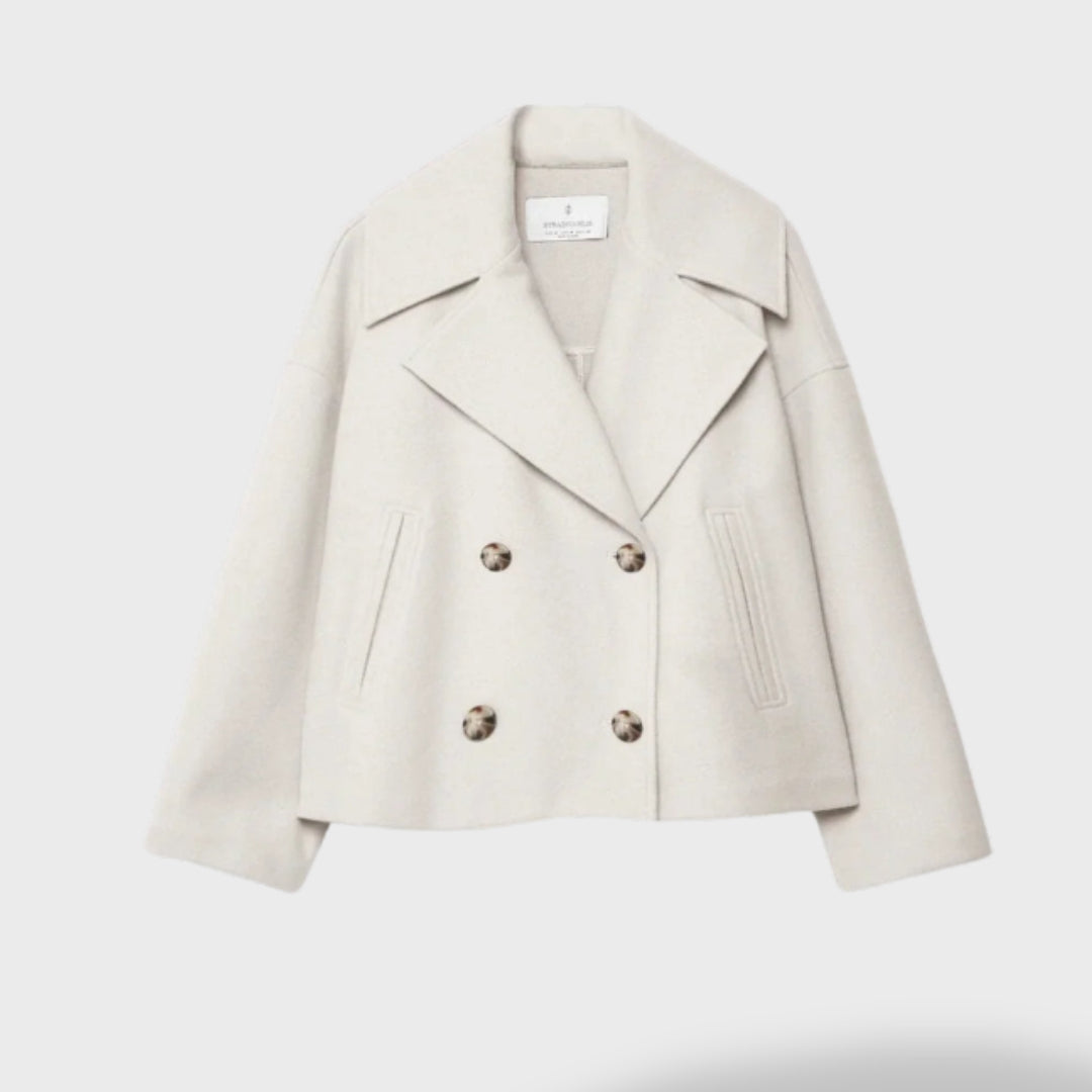 Lucía™ | Chaqueta Corta Cruzada Elegante Prenda Exterior