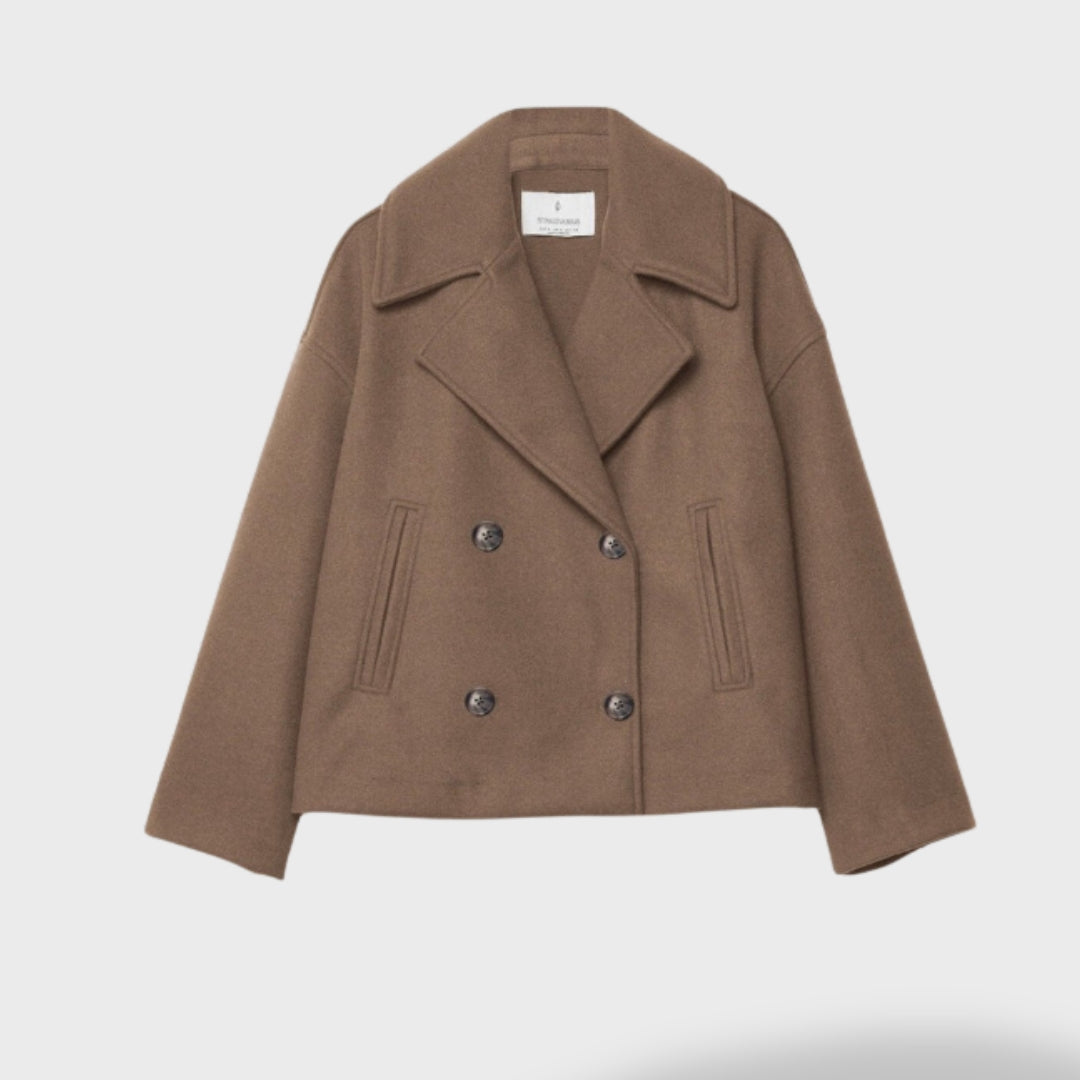 Lucía™ | Chaqueta Corta Cruzada Elegante Prenda Exterior