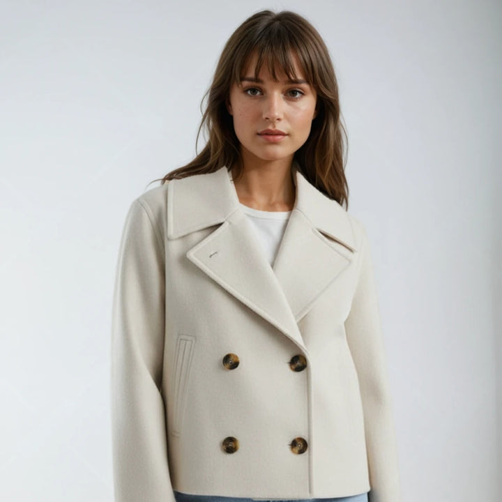 Lucía™ | Chaqueta Corta Cruzada Elegante Prenda Exterior