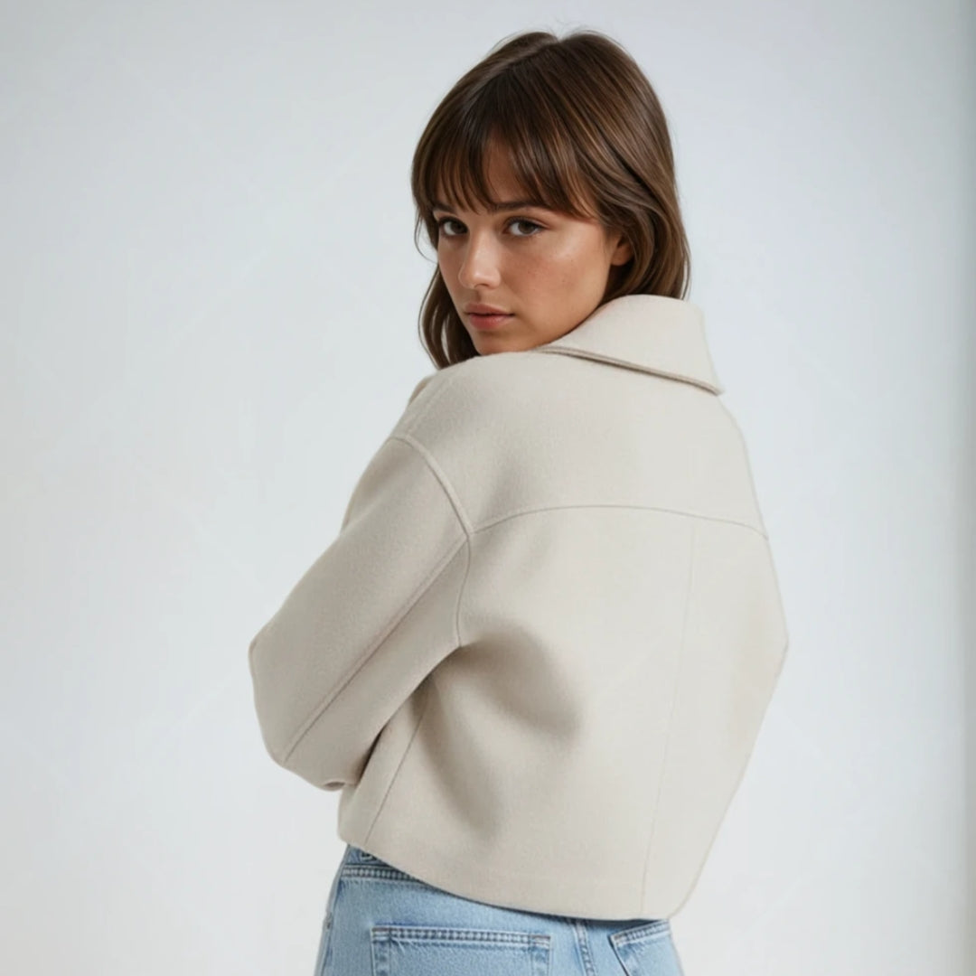 Lucía™ | Chaqueta Corta Cruzada Elegante Prenda Exterior