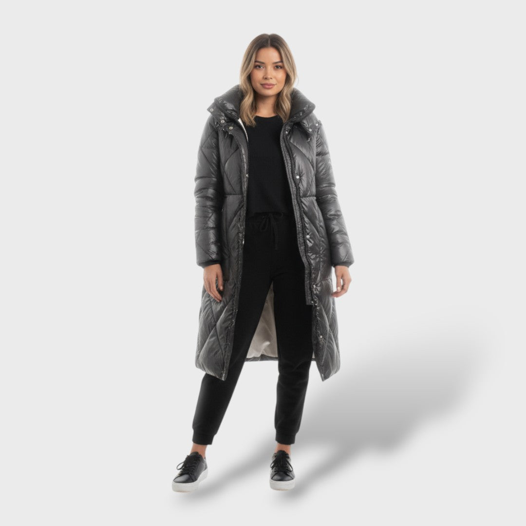 Chaqueta acolchada de algodón elegante mujer