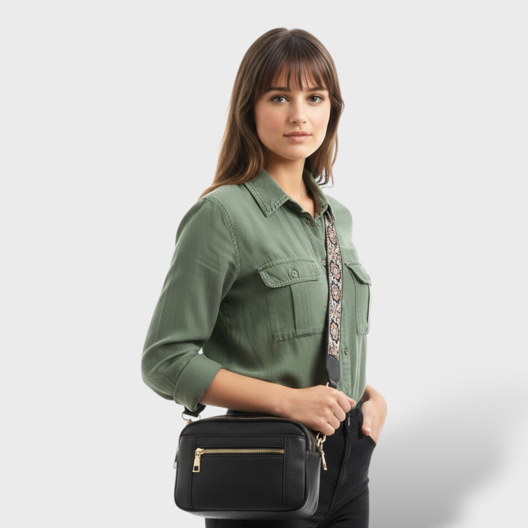 Bolso de Hombro Elegante de Cuero Sintético Moon