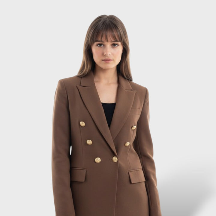 Blazer de Mujer con Detalles de Botón