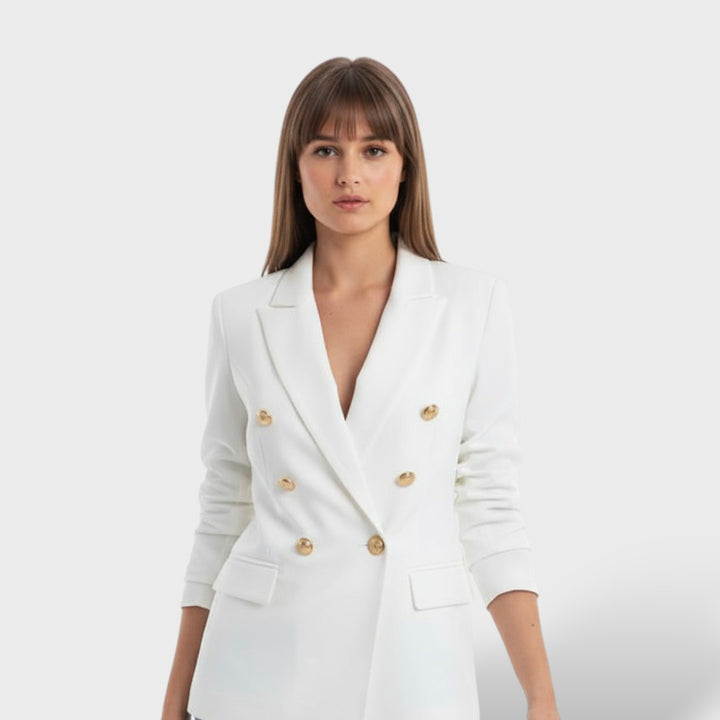 Blazer de Mujer con Detalles de Botón