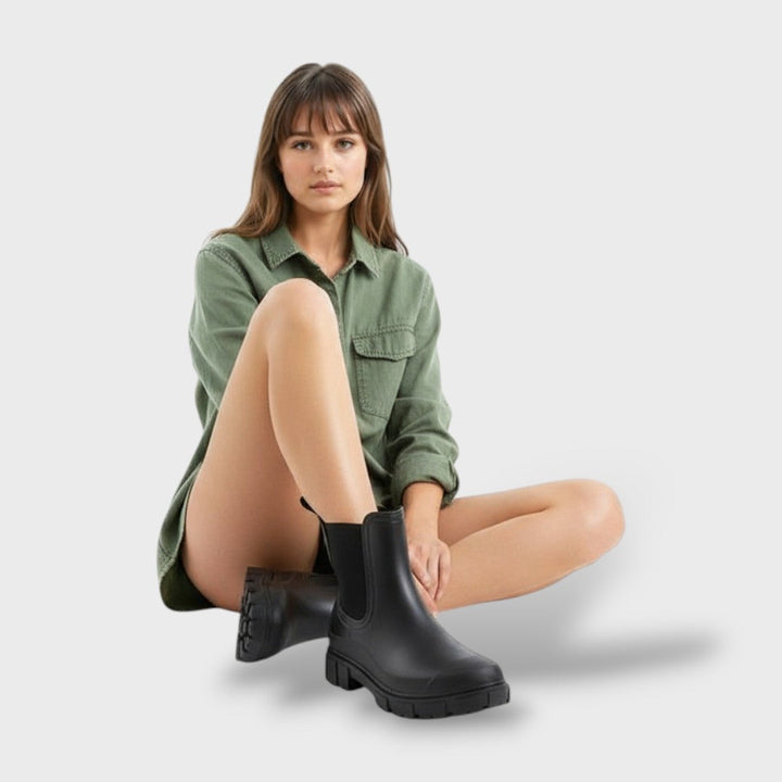 Botas de Lluvia Impermeables de Moda para Damas