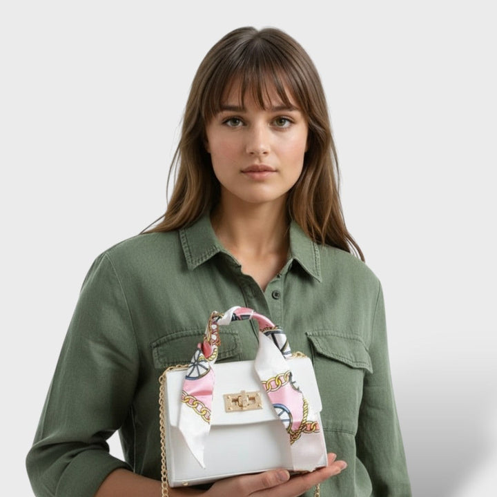 Elegante bolso de cuero para damas