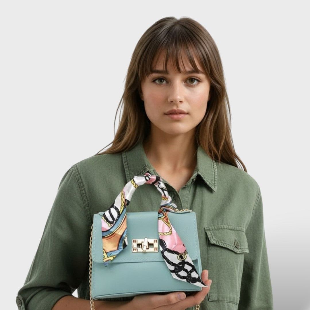 Elegante bolso de cuero para damas