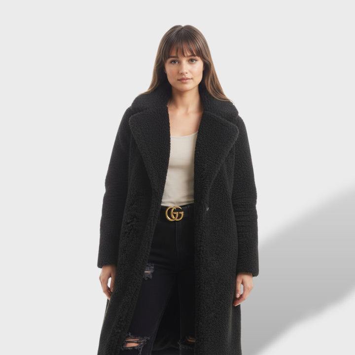 Abrigo Teddy Largo Mujer | Cálido y con Estilo