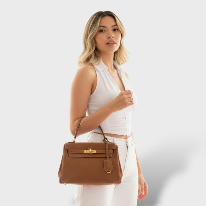 Bolso Suede Vintage Elegante