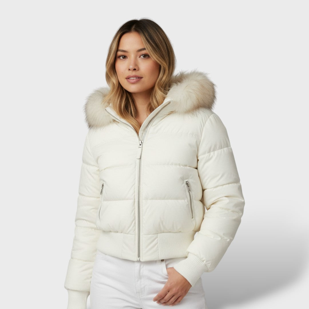 Chaqueta Acolchada Mujer Invierno Elegante