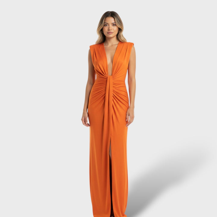 Vestido Largo Elegante de Fiesta Mujer