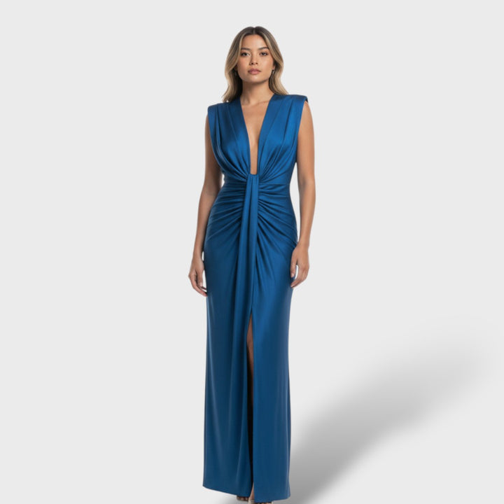 Vestido Largo Elegante de Fiesta Mujer