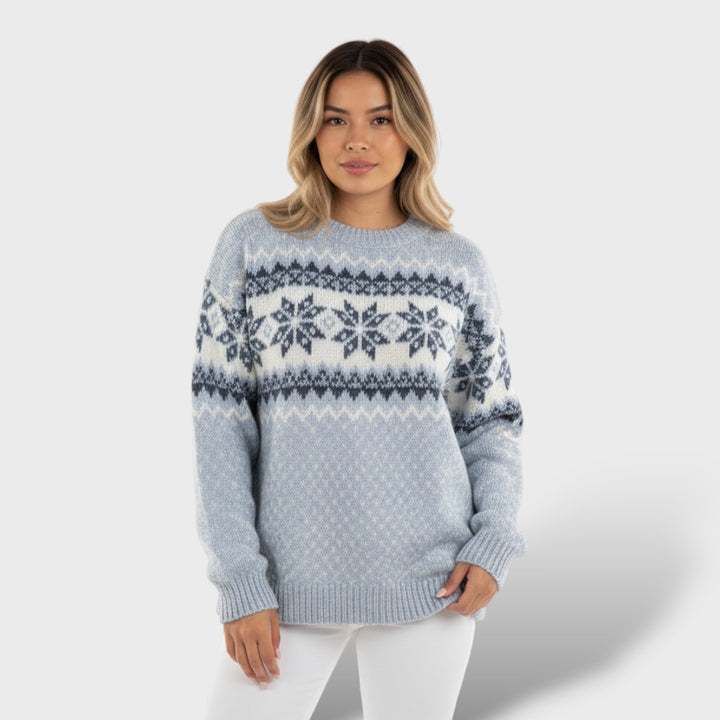 Suéter Nórdico de Punto Suave