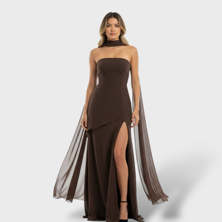 Vestido Maxi Elegante con Abertura
