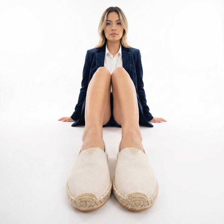 Alpargatas Mujer Rayas Retro Verano