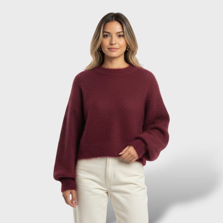 Suéter de Mohair Suave Mujer