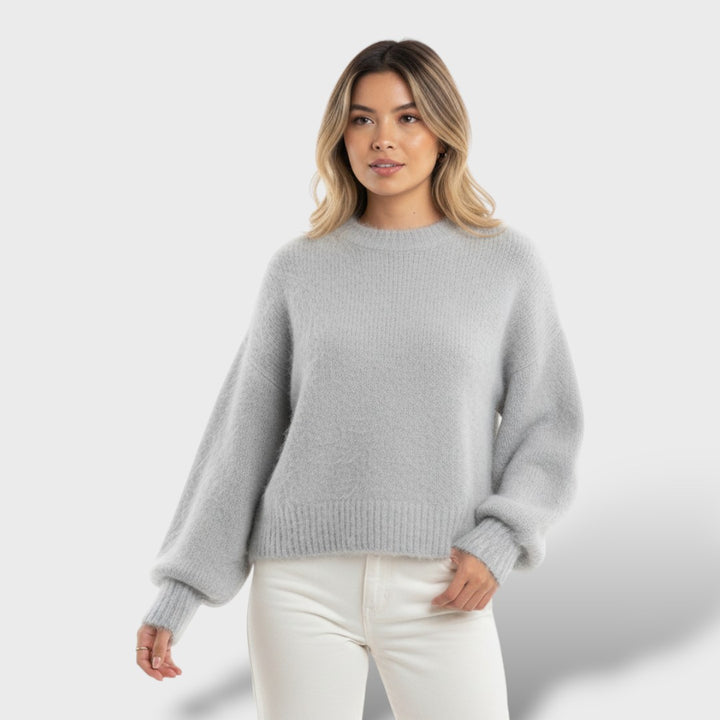 Suéter de Mohair Suave Mujer