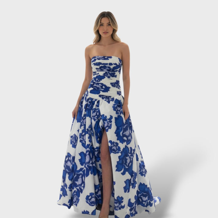 Vestido Maxi Floral Elegante Mujer