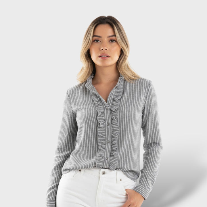 Blusa de Mujer con Detalle de Botón