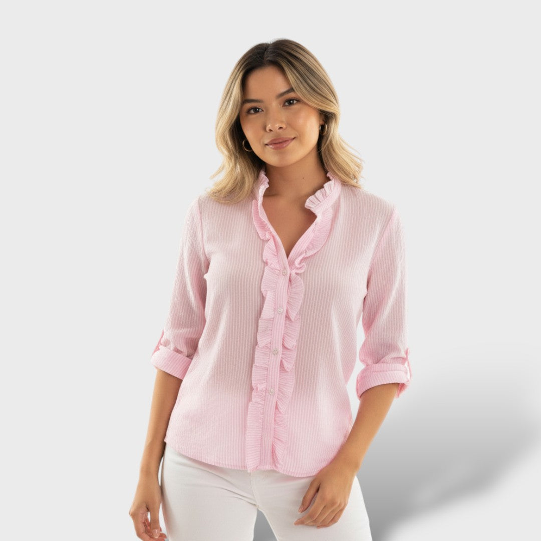 Blusa de Mujer con Detalle de Botón