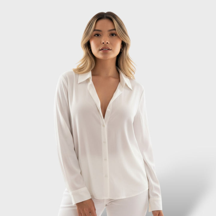 Blusa Suelta Mujer Manga Larga