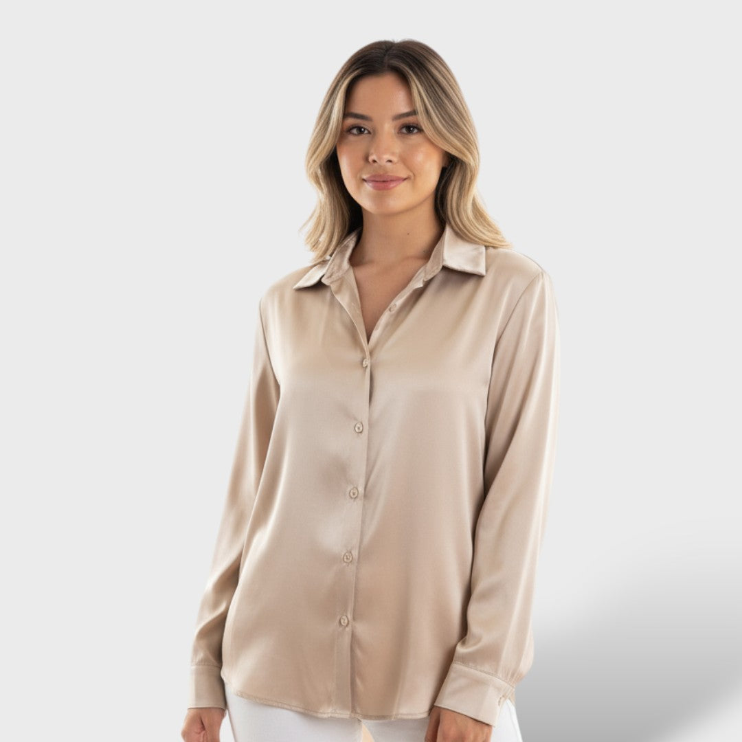 Blusa Suelta Mujer Manga Larga