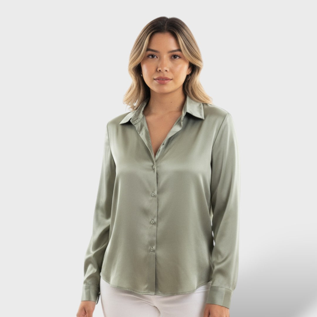 Blusa Suelta Mujer Manga Larga