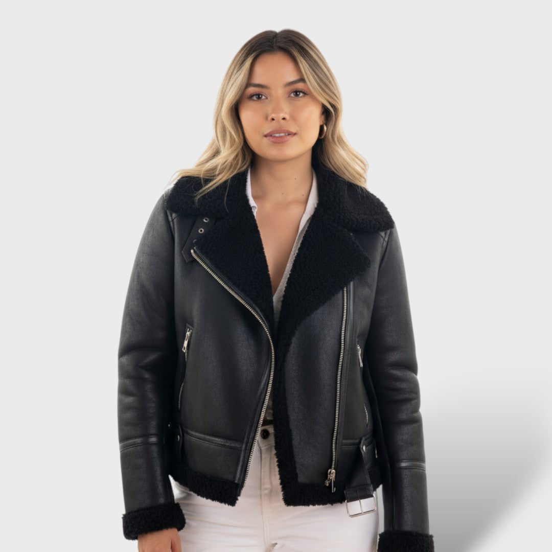 Chaqueta de Cuero Mujer Moderna