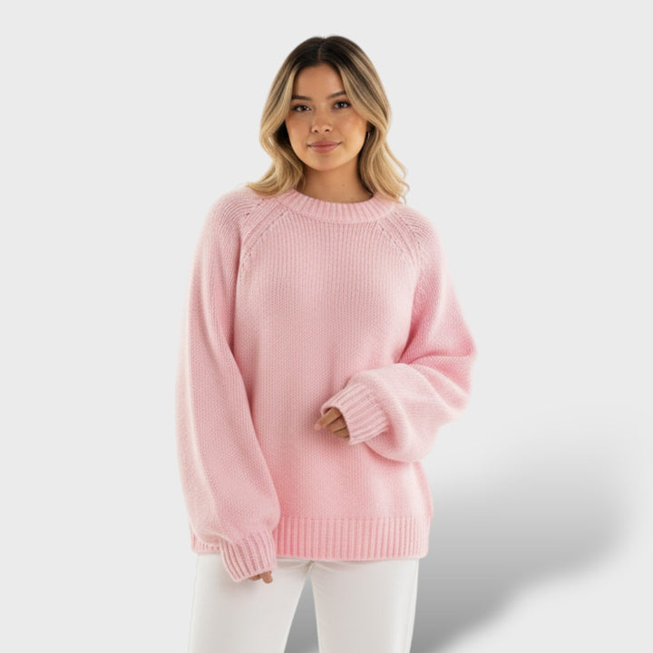 Suéter cashmere grueso mujer