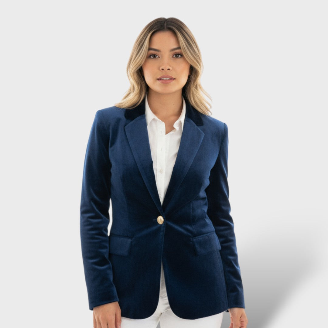 Blazer Mujer Elegante Botones Dorados