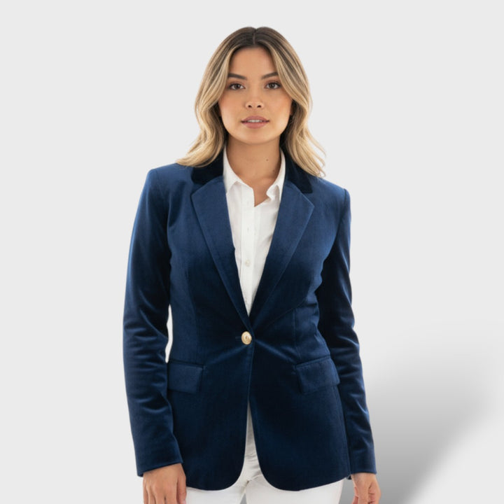 Blazer Mujer Elegante Botones Dorados