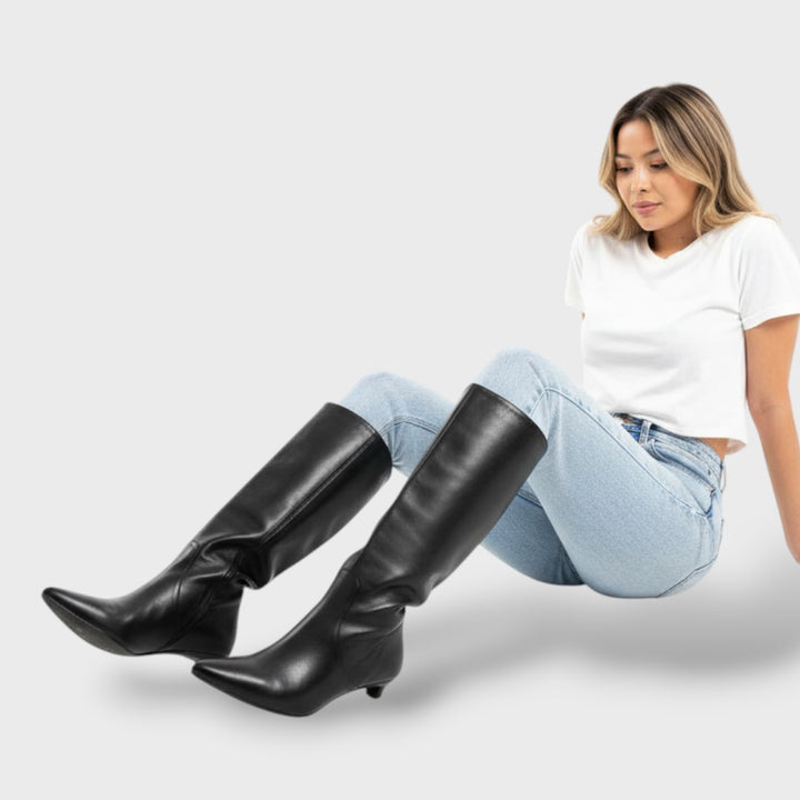 Botas Cowboy Mujer Tacón Bajo