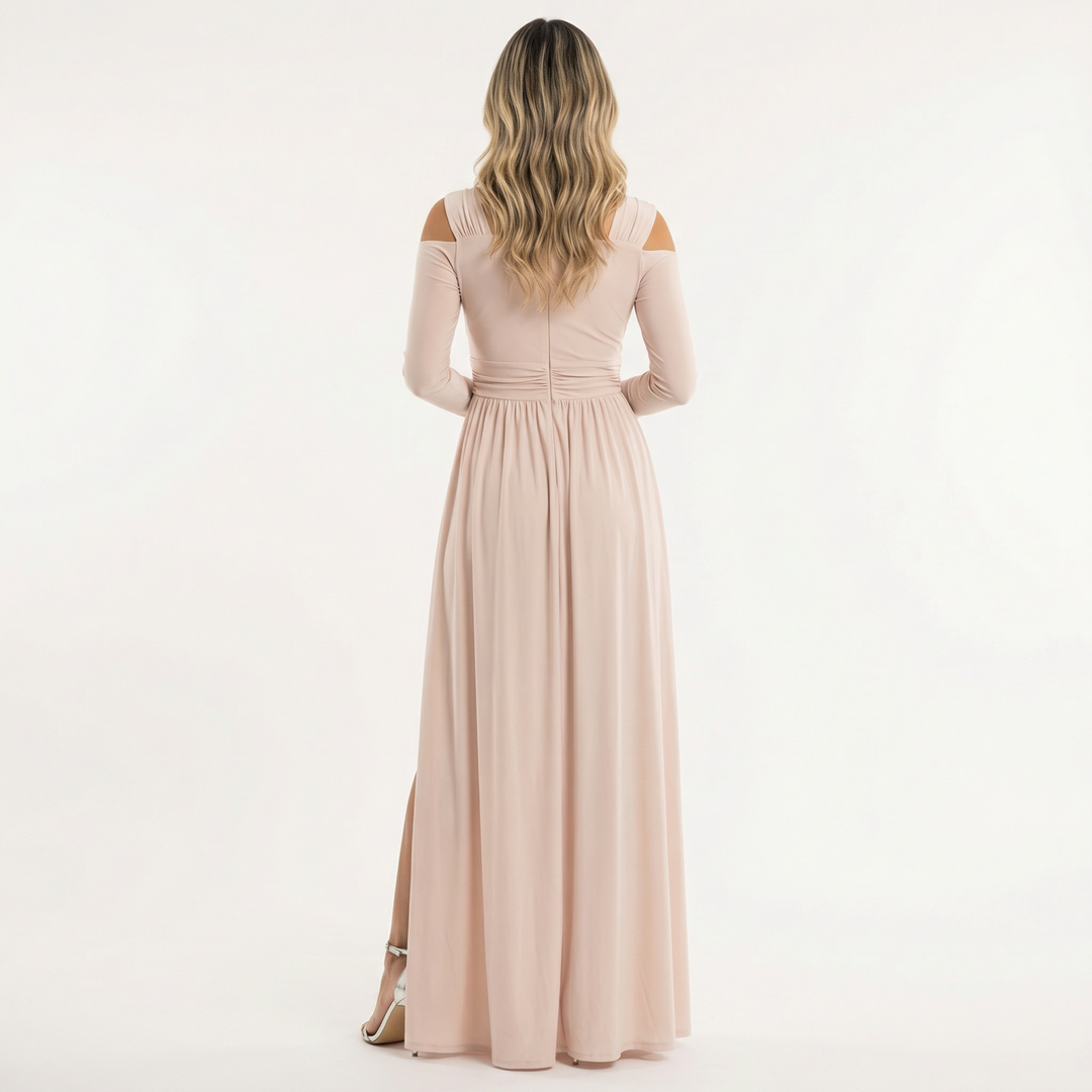 Vestido Largo Elegante con Abertura