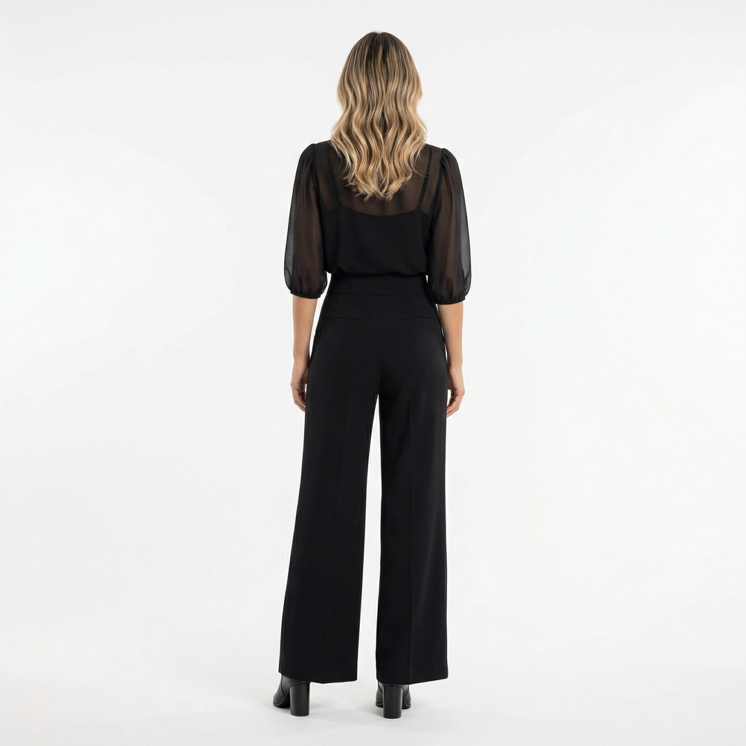 Conjunto Elegante Mujer Pantalón Ancho