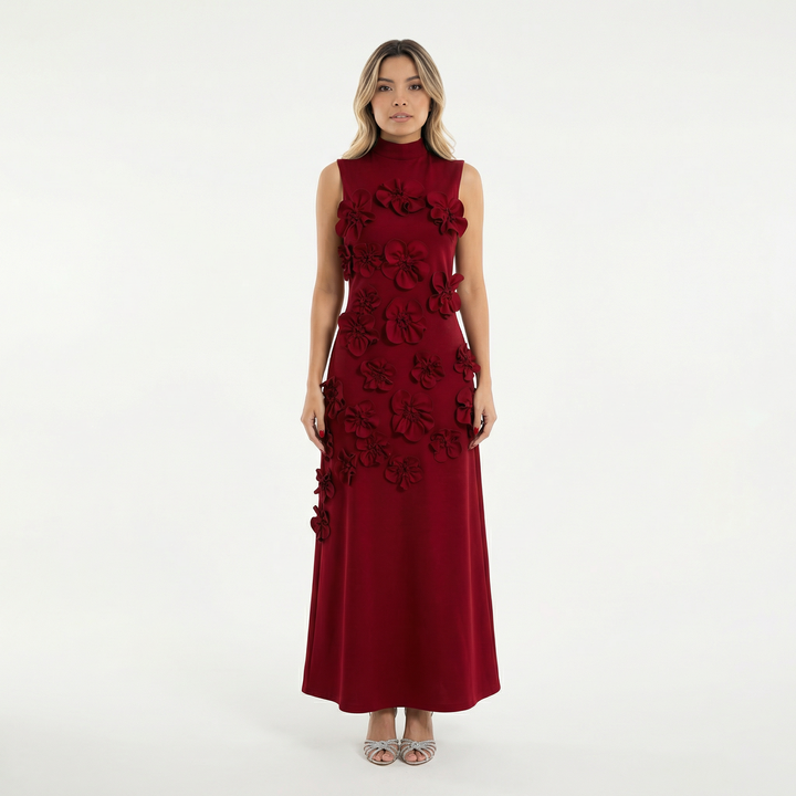Vestido largo de gala Camellia