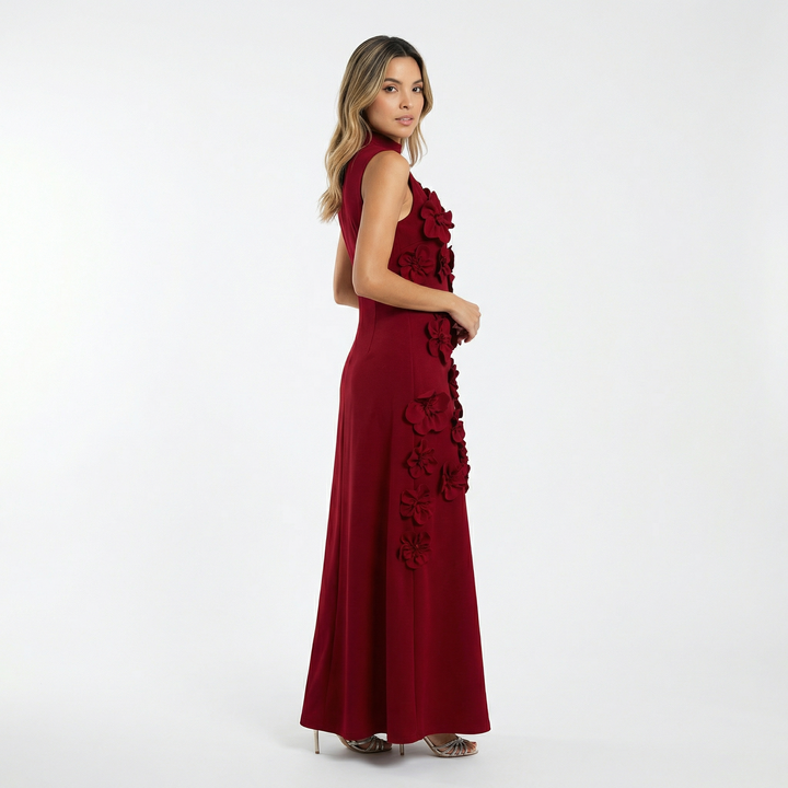 Vestido largo de gala Camellia